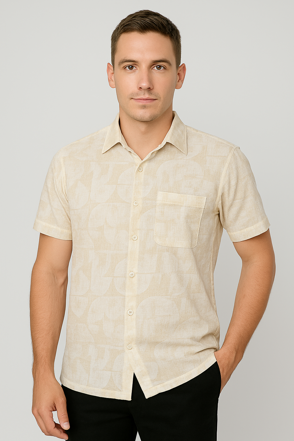 Mens coastal Brownwhite