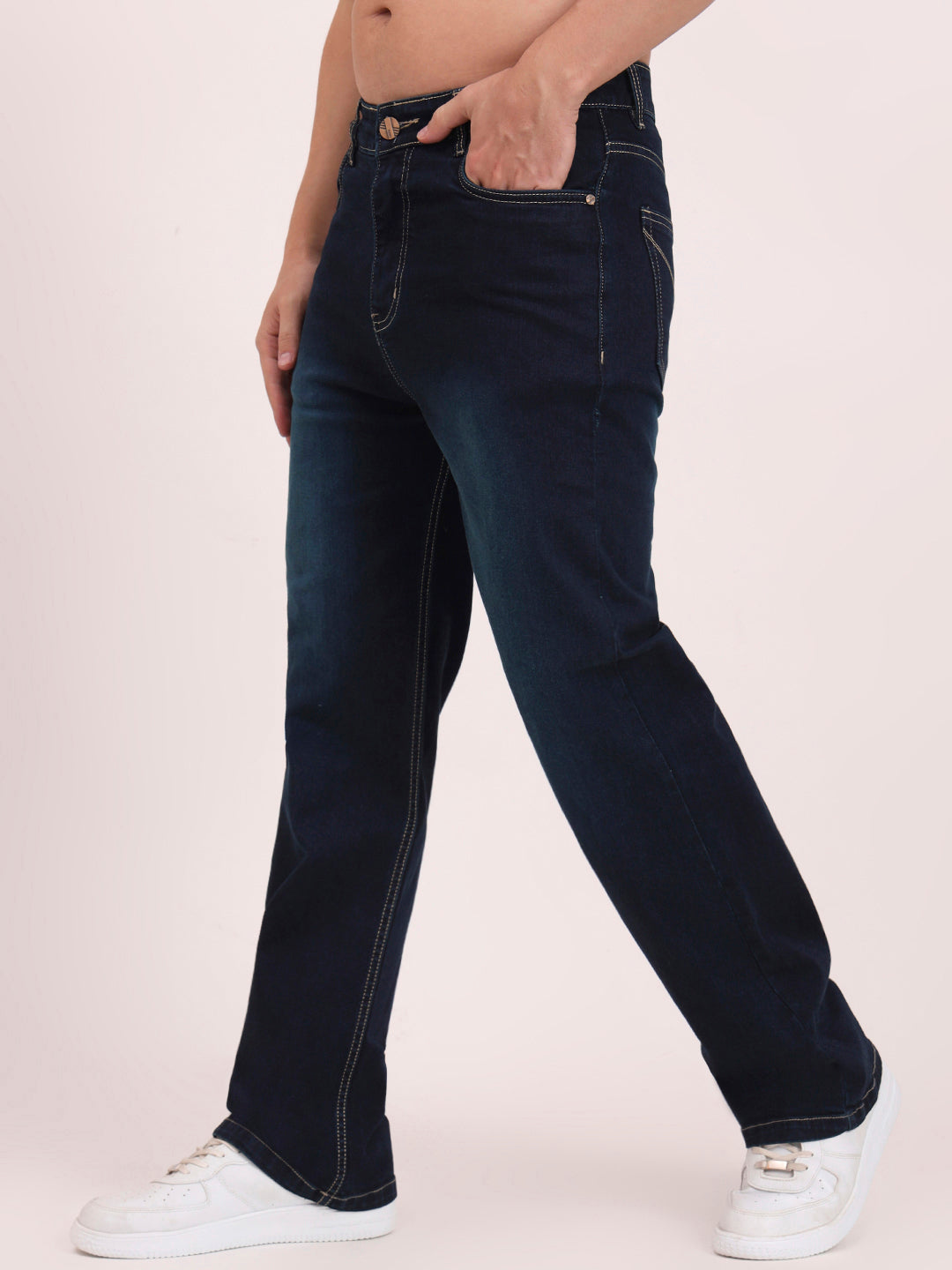 Straight Leg Jeans- Ocean Tint