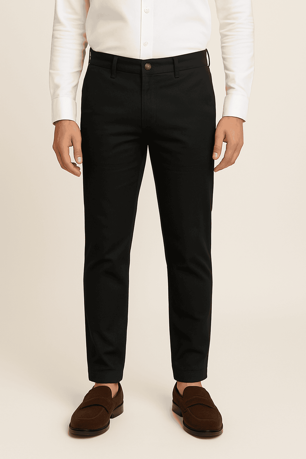 Cotton Chino Black