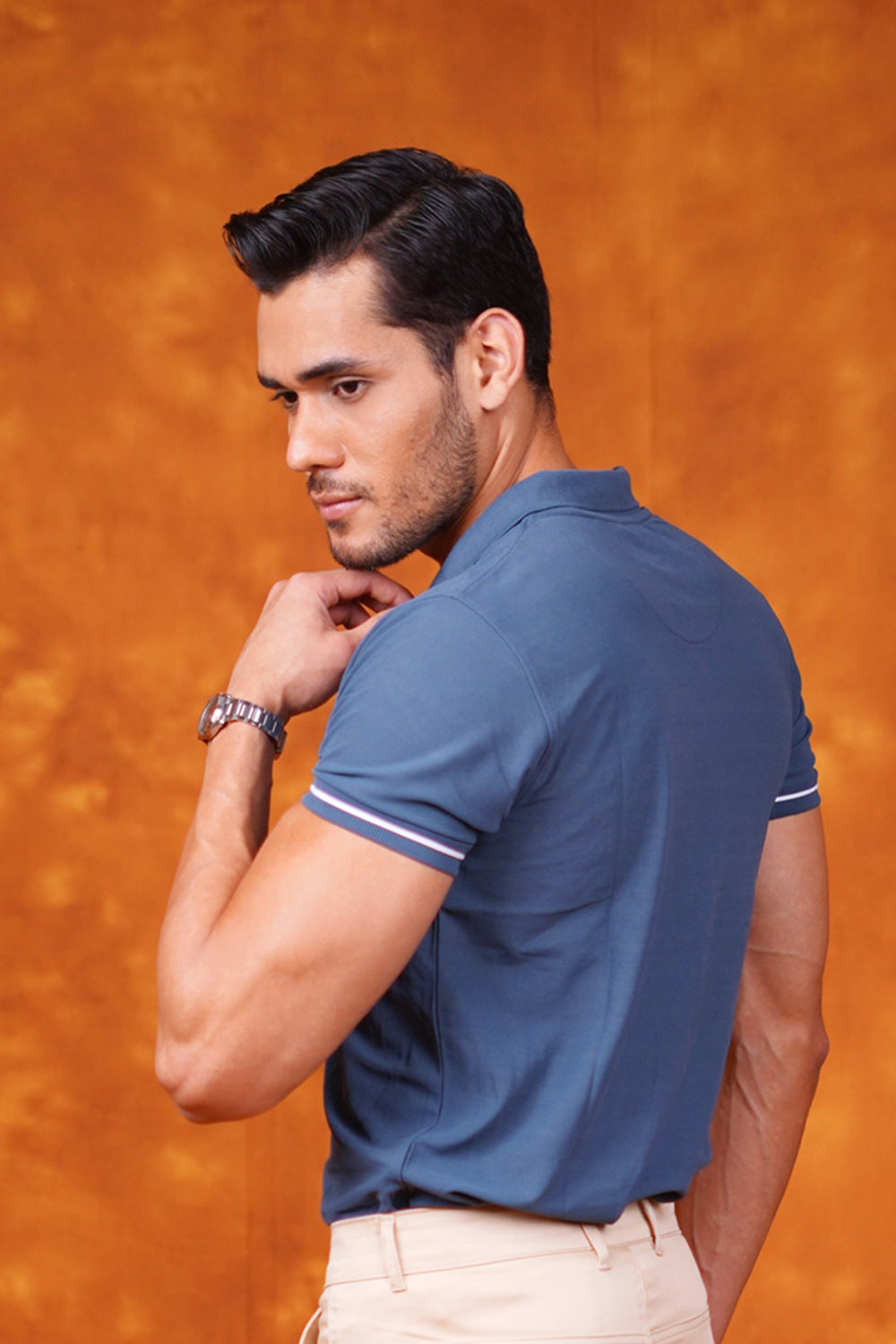 Polo T-shirt Grey