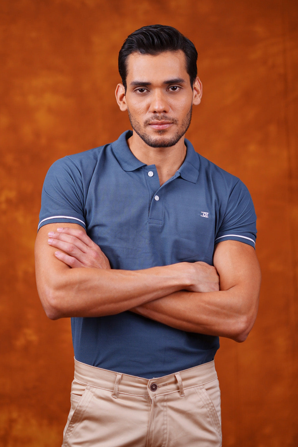 Polo T-shirt Grey