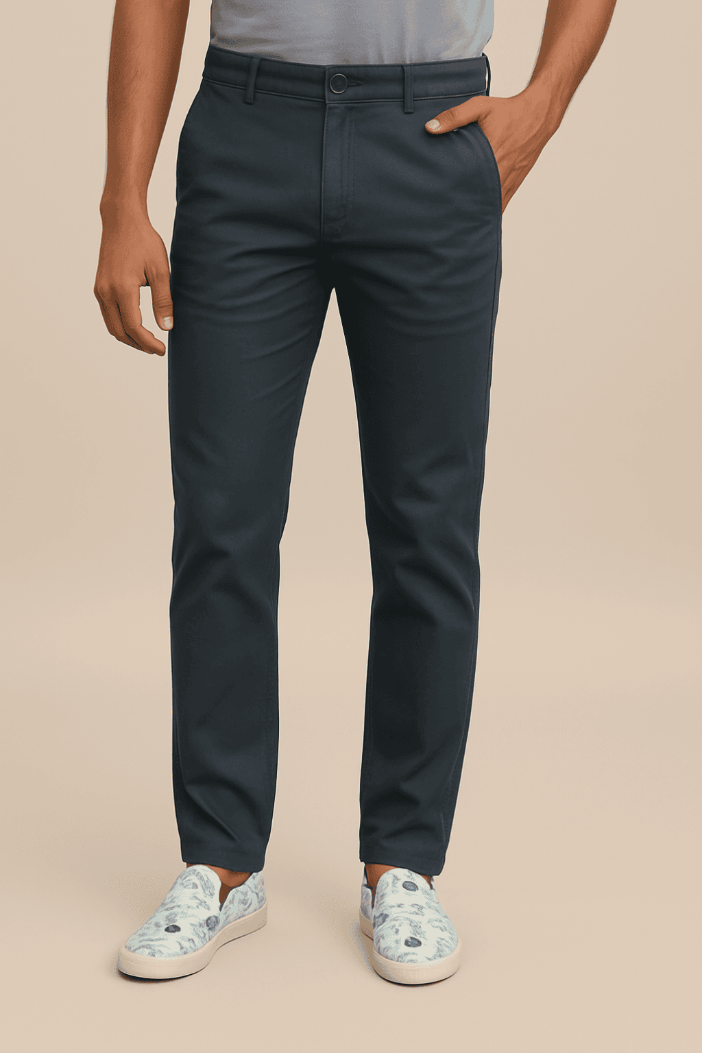 Cotton Chino Grey