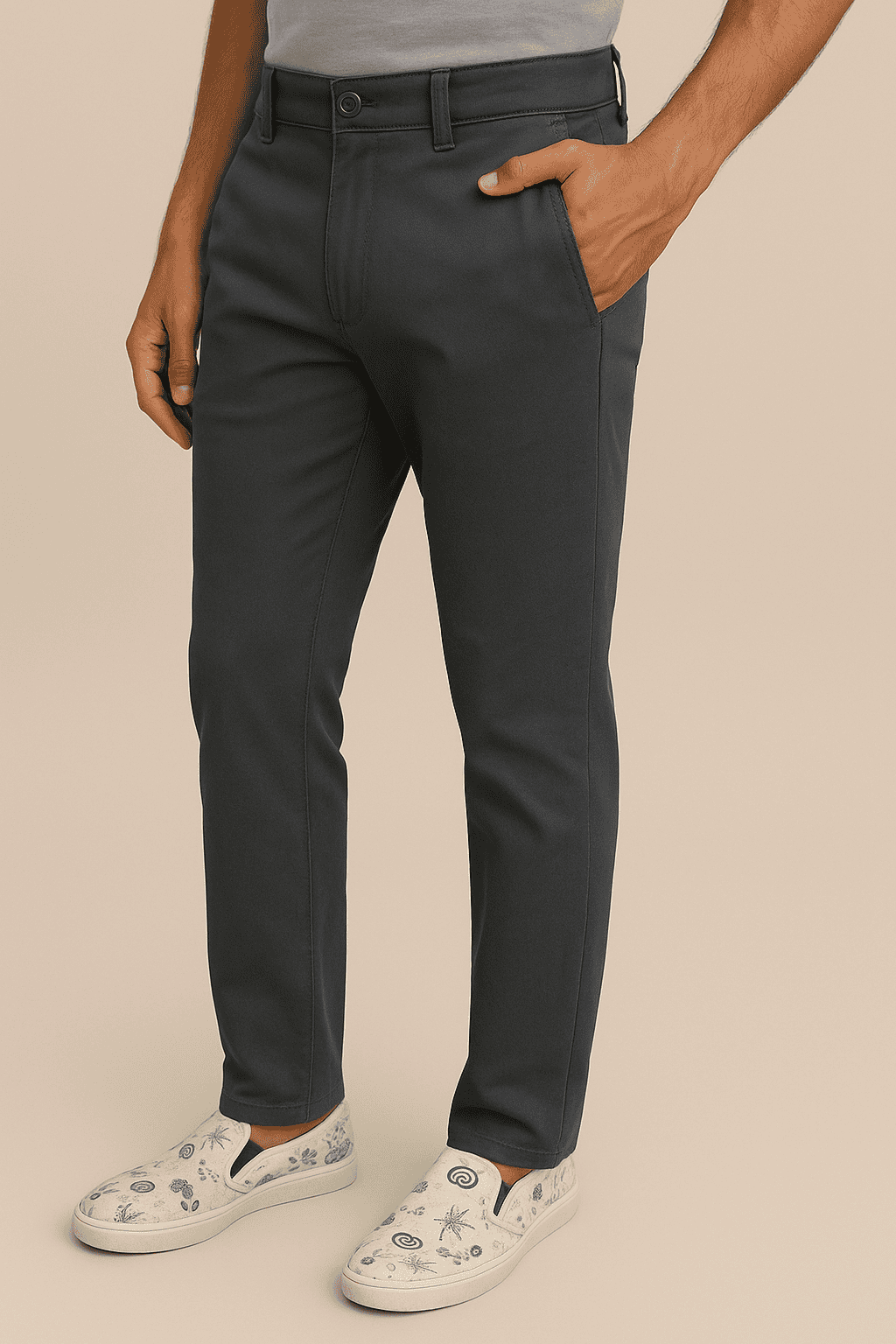 Cotton Chino Grey