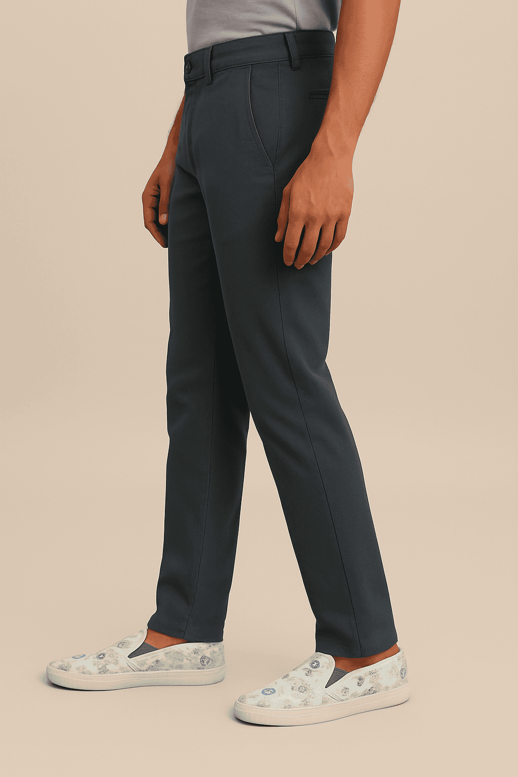 Cotton Chino Grey