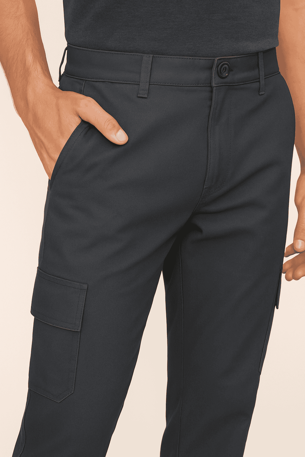 Six Pocket Joggers Grey