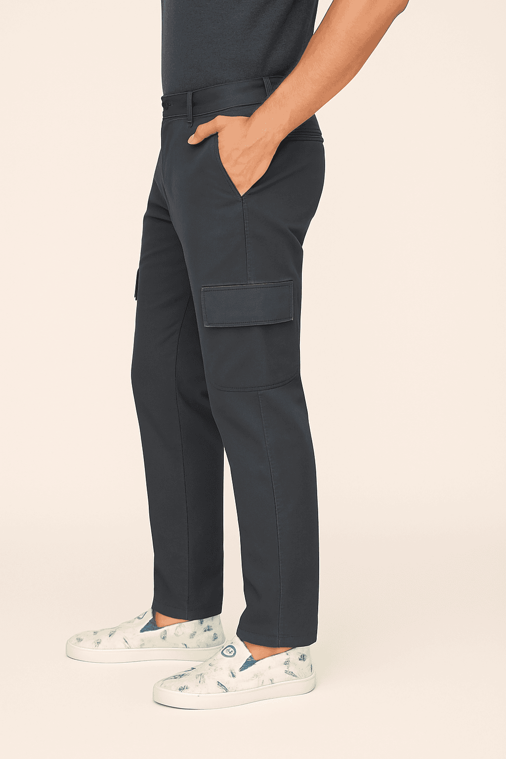 Six Pocket Joggers Grey