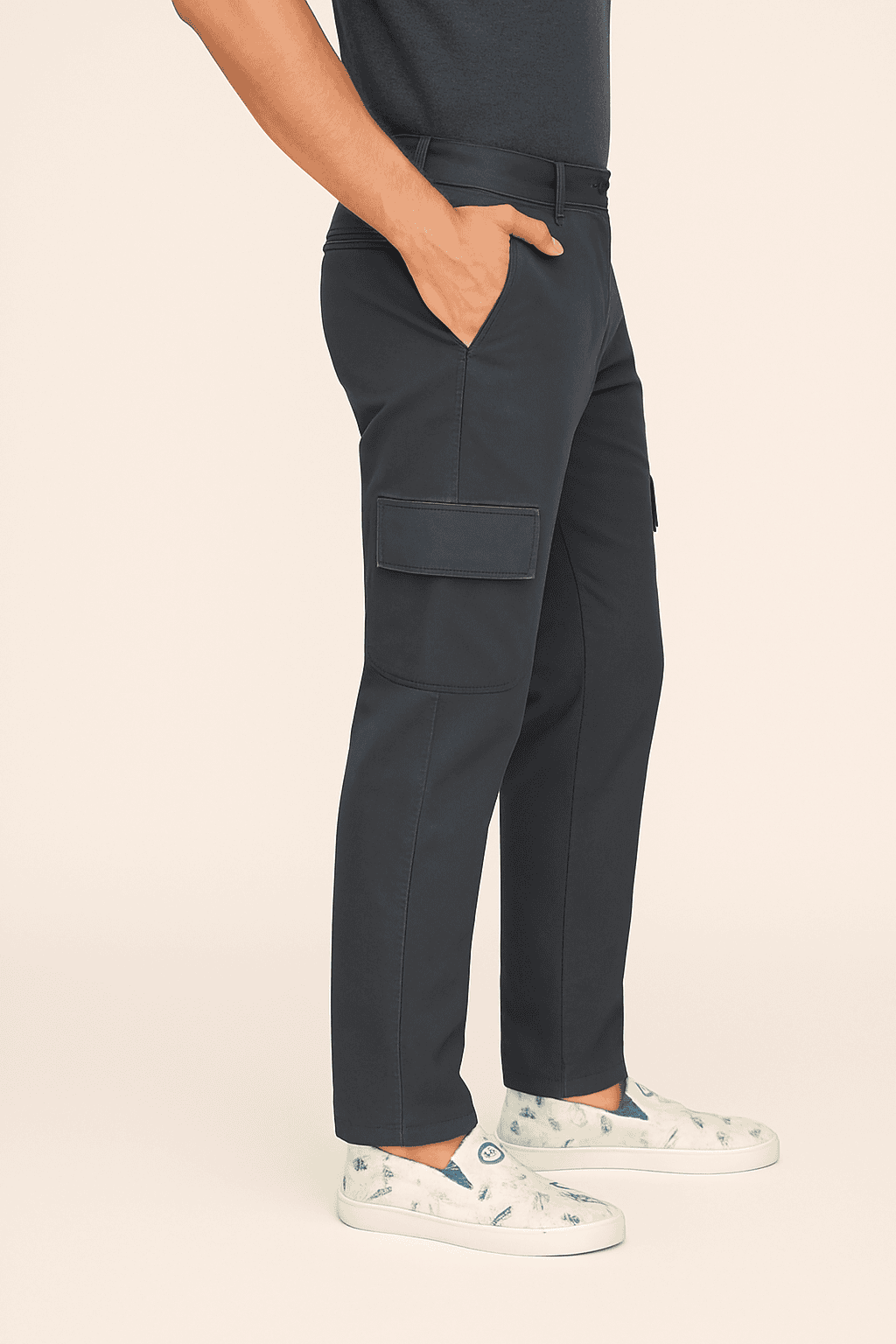 Six Pocket Joggers Grey