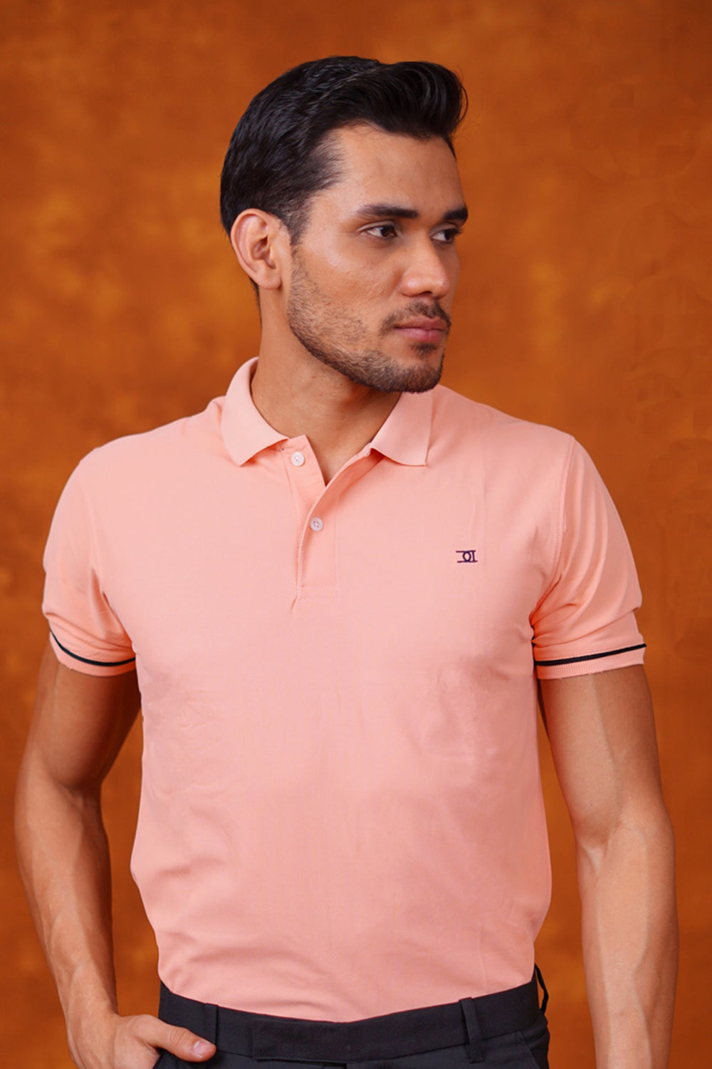 Polo T-shirt Peach