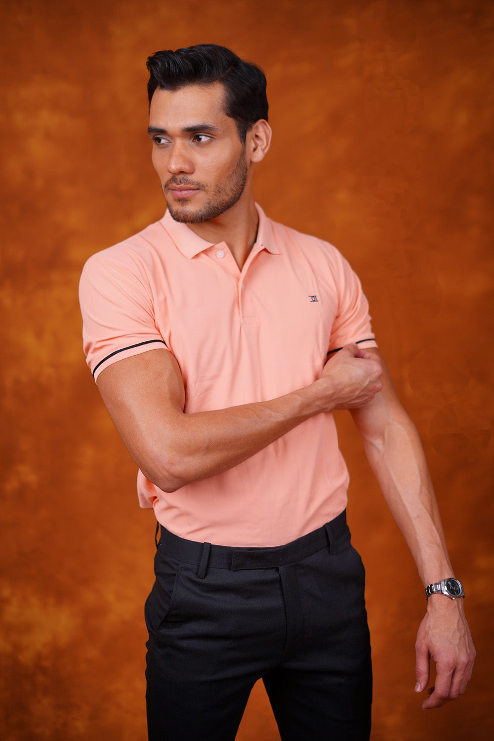 Polo T-shirt Peach