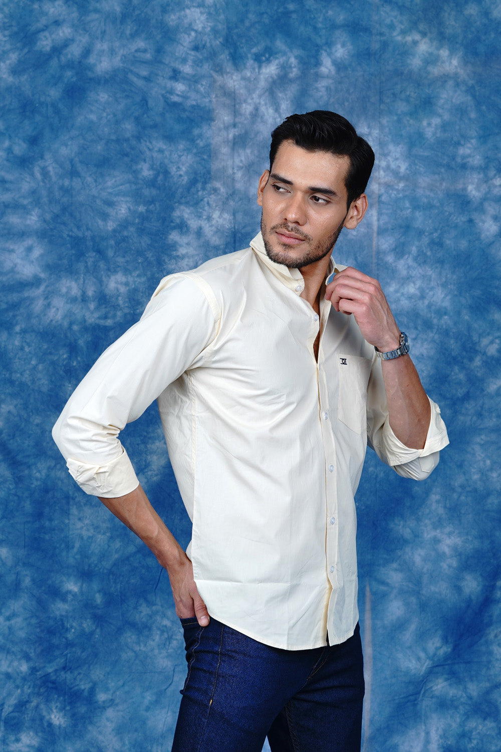 Mens Formal Shirts Lemon