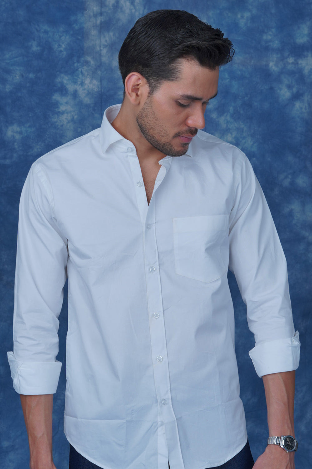 Mens Linen Shirts White