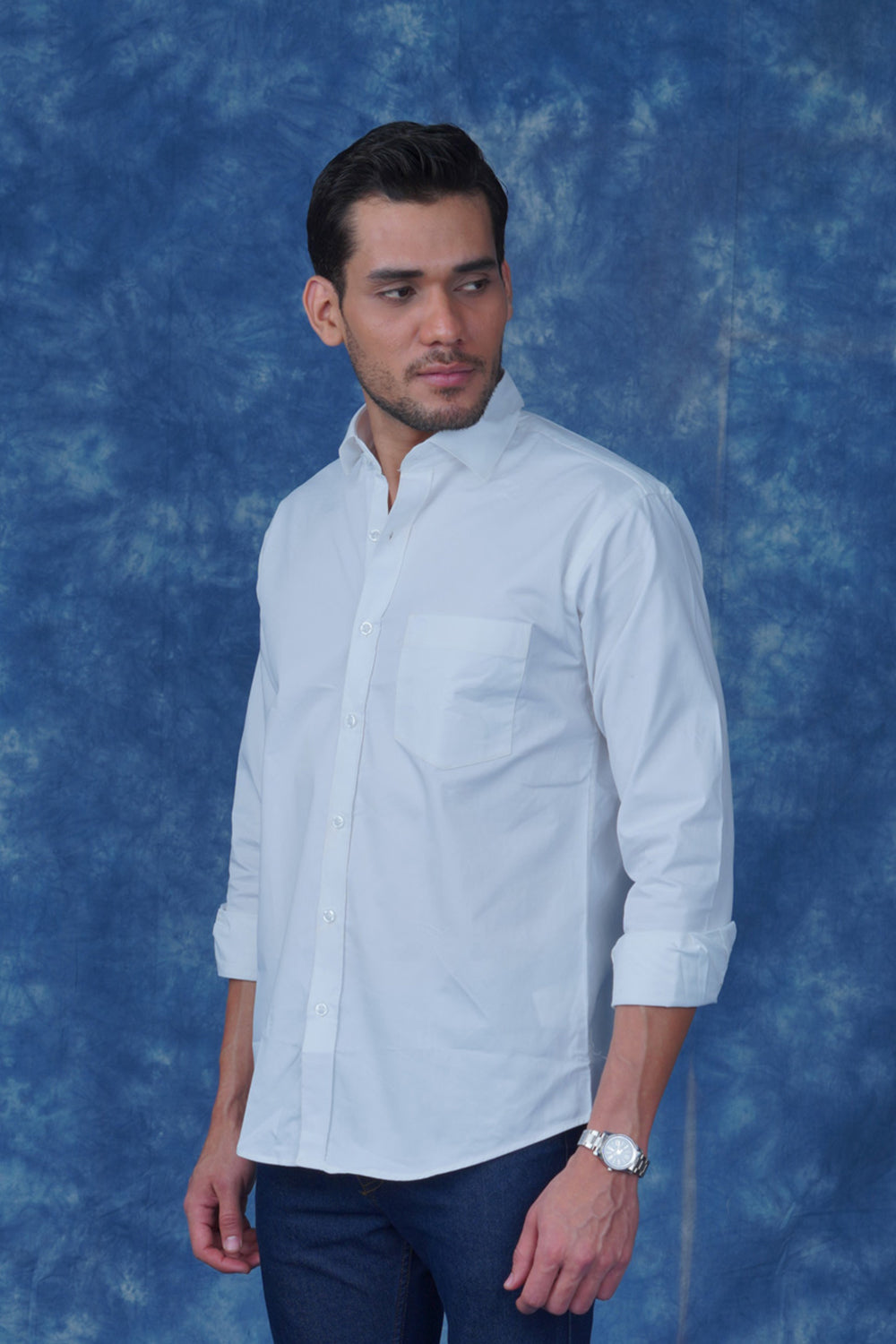 Mens Linen Shirts White