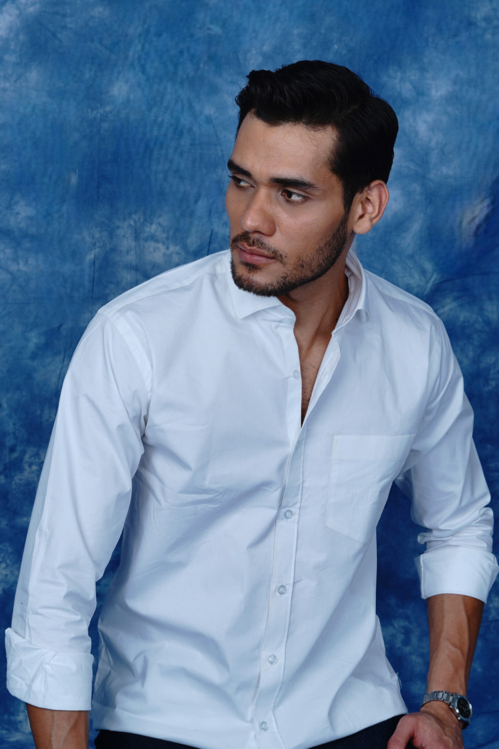 Mens Linen Shirts White
