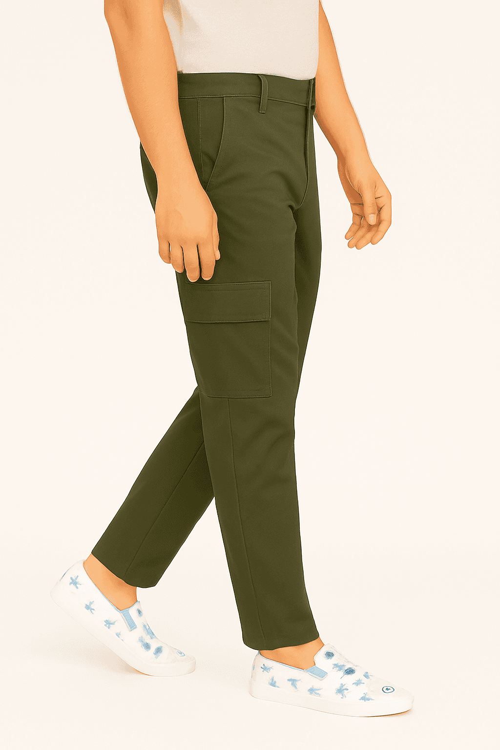 Six Pocket Joggers Olive