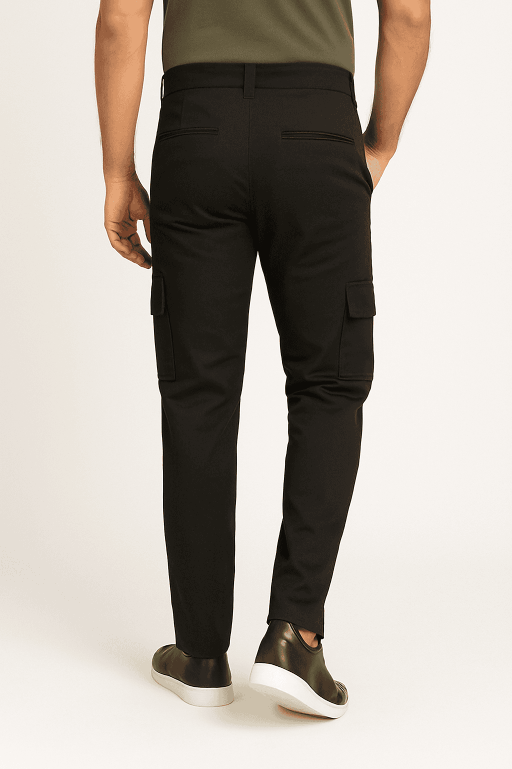 Six Pocket Joggers Black