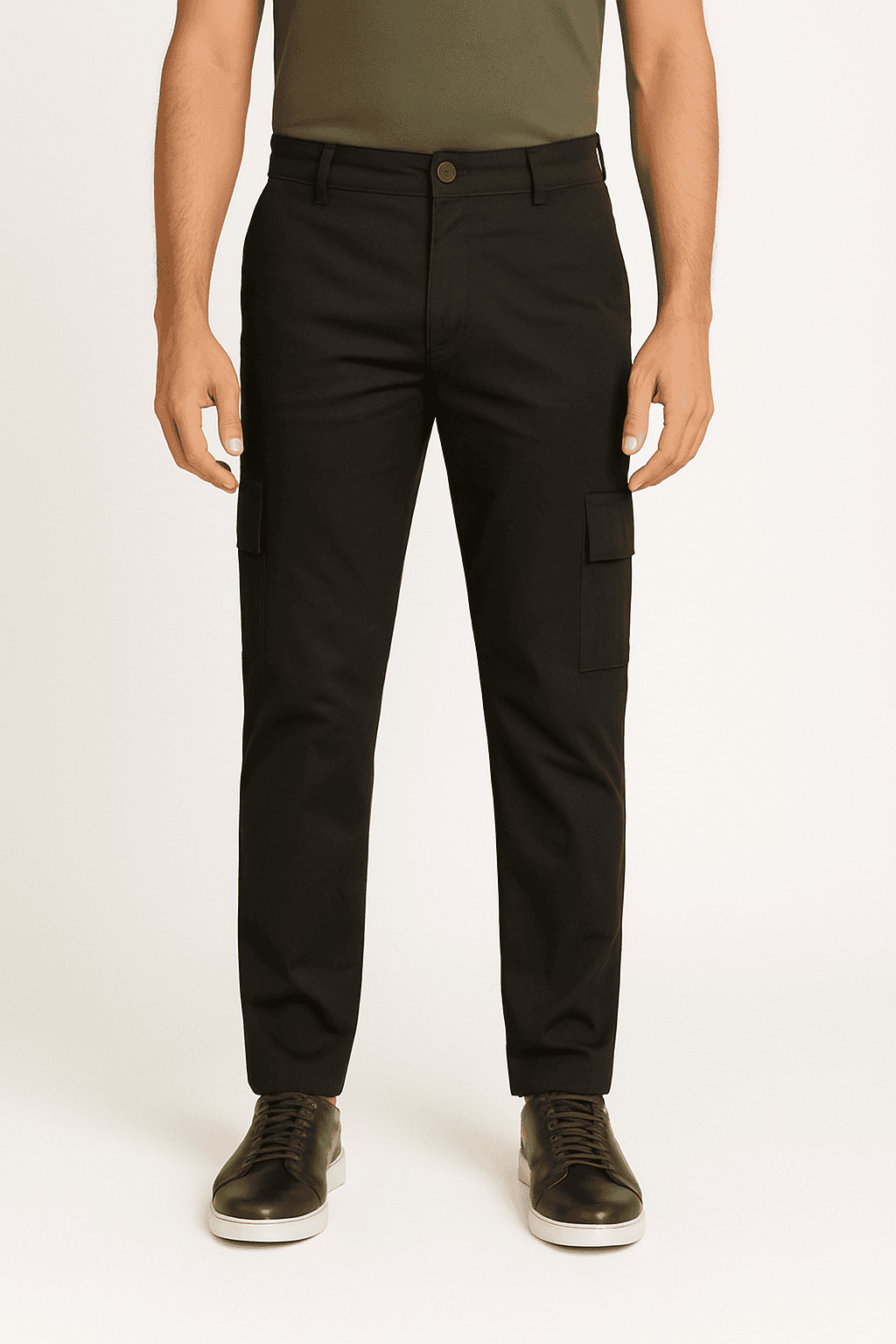 Six Pocket Joggers Black