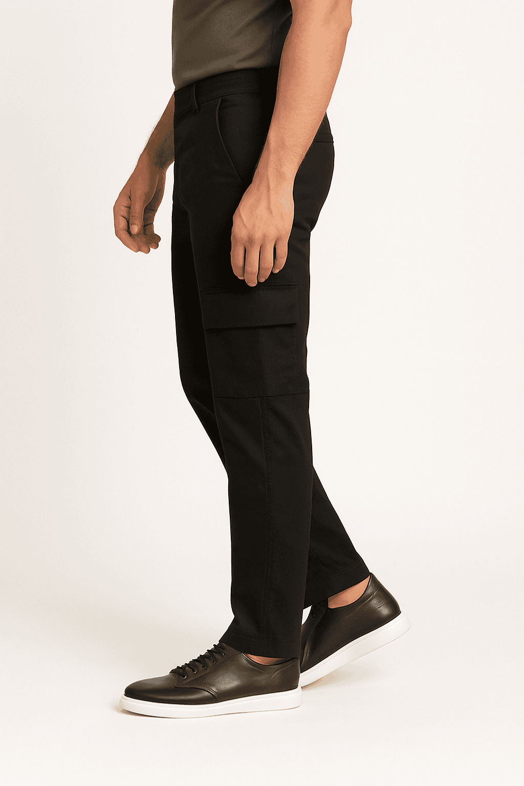 Six Pocket Joggers Black