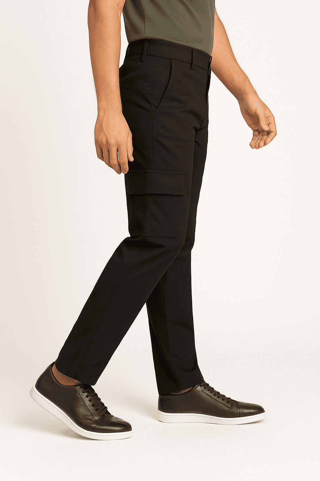 Six Pocket Joggers Black