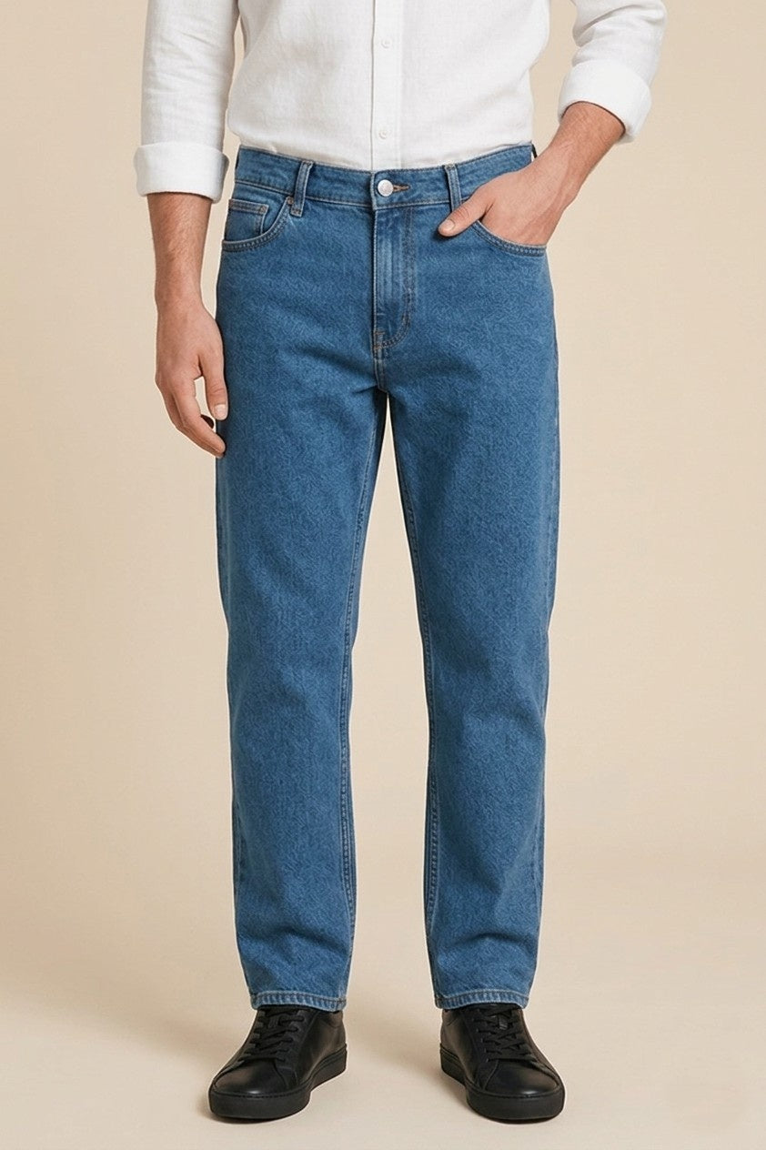 Regular Fit Jeans Mid-Blue