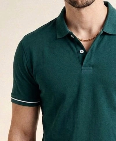 Polo T-shirt Navy Green