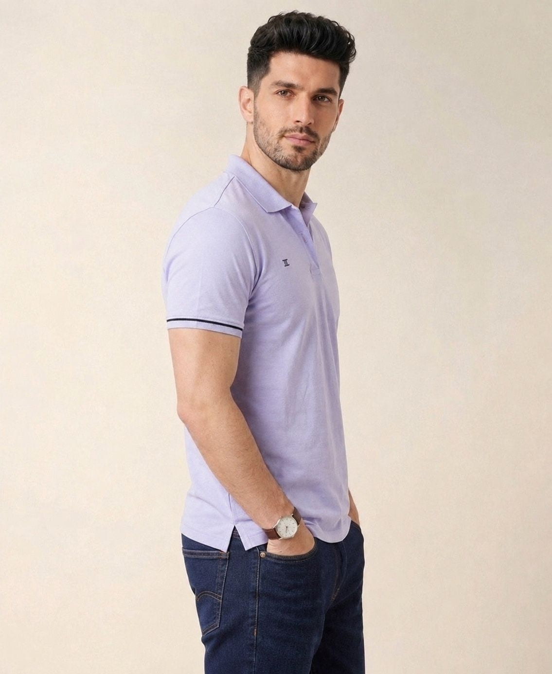 Polo T-shirt Lavender