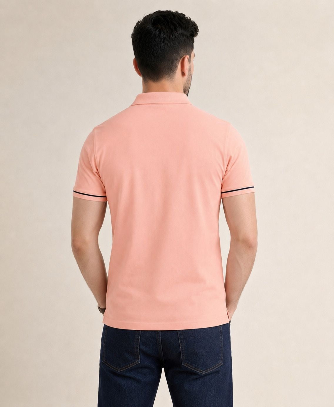 Polo T-shirt Peach