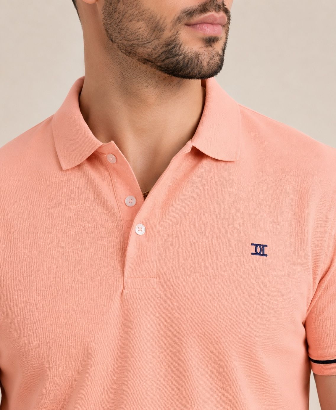 Polo T-shirt Peach