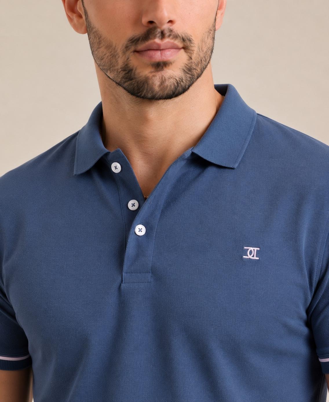 Polo T-shirt Grey