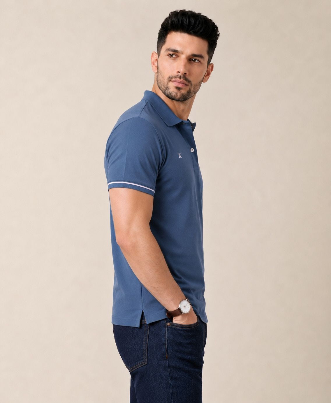 Polo T-shirt Grey