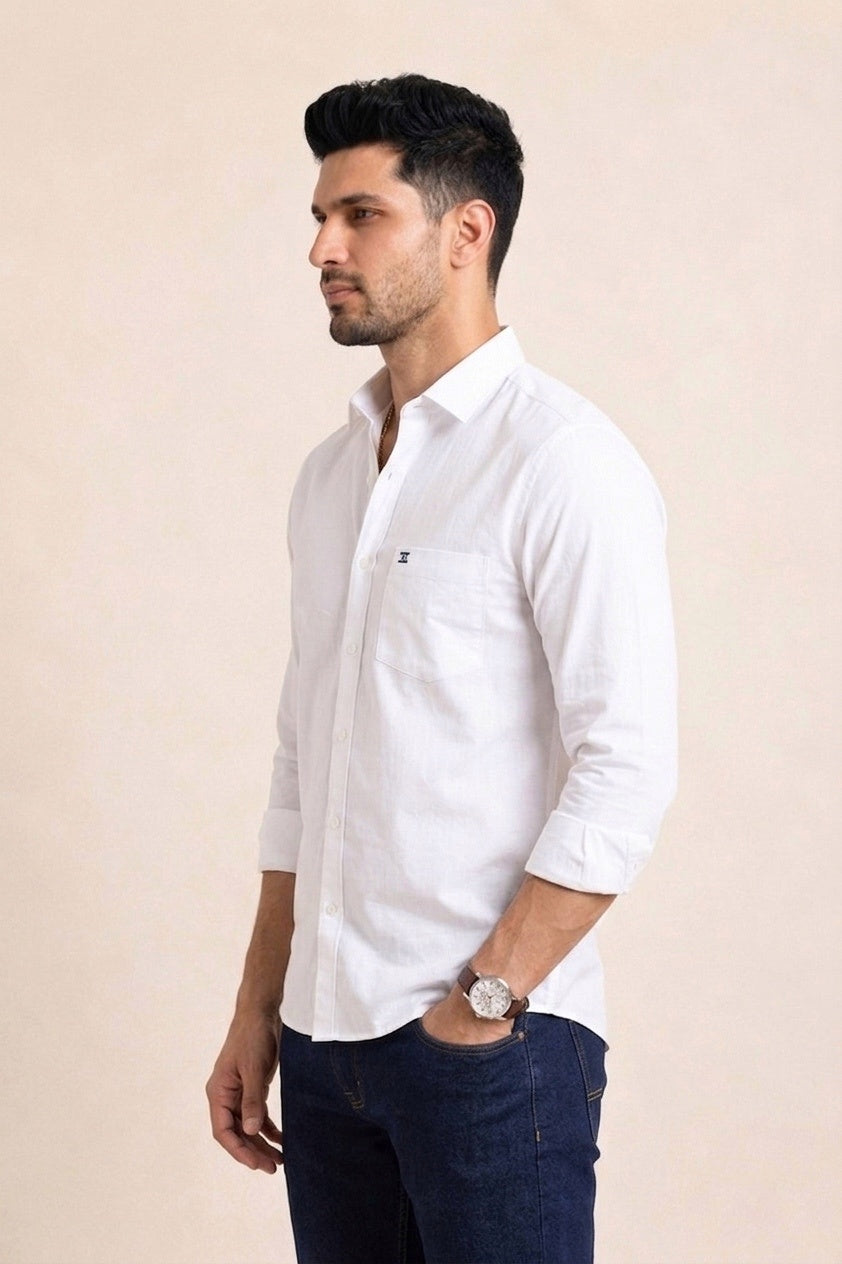 Mens Formal Shirts Off-White