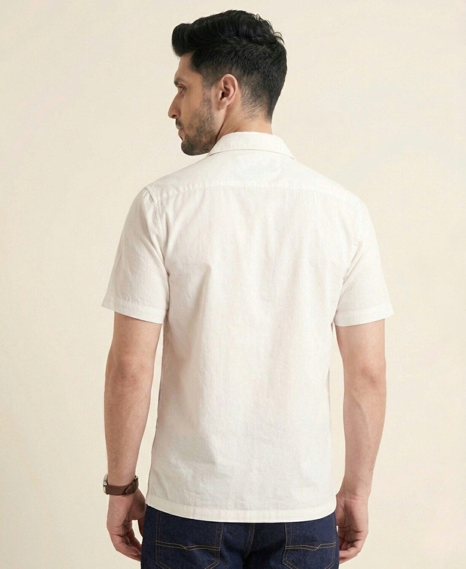 blue bloom cuban shirt